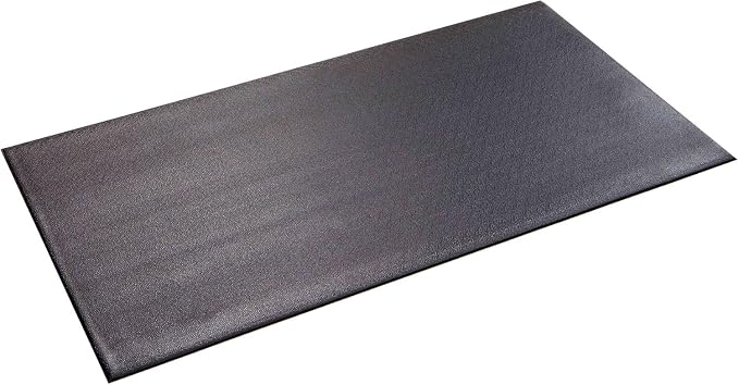 SuperMats Heavy Duty Equipment Non-Slip Mat 20GS | 24" × 46" – Fits indoor cycles, spin bikes, upright bikes, stationary bikes, steppers, and mini ellipticals.