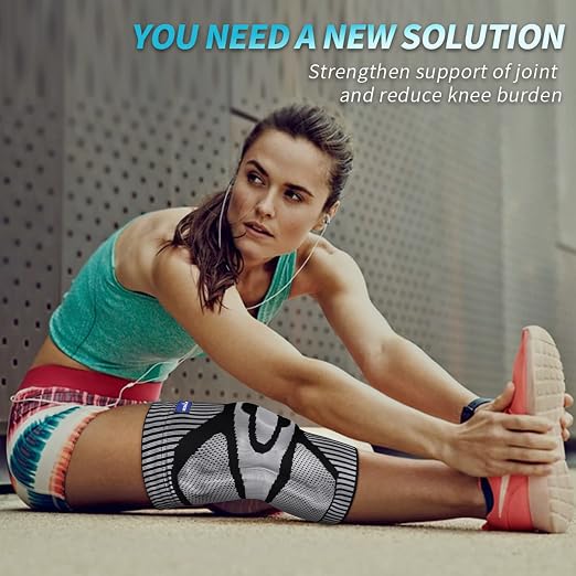 NEENCA Professional Knee Brace, Medical Knee Support for Women & Men Relief | Patented Patella Gel Pad & Side Stabilizers, Compression Sleeve for Knee Pain, Swelling, ACL, PCL, Arthritis, Sports, Workout