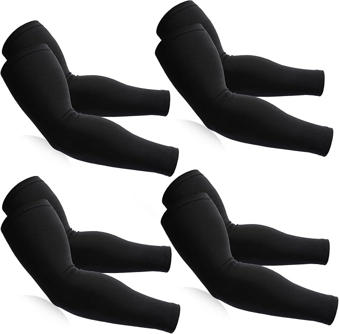BHYTAKI Cooling Compression Arm Sleeves for Men Women,UPF50 UV Sun Protection Sleeves for Work Sport Tattoo Cover Up