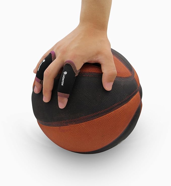 Single Finger Sleeve Pair - Sports Compression Finger Sleeve for BJJ, MMA, Basketball, Weight Lifting, and More