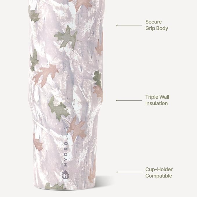 HydroJug Sport 32 oz Insulated Stainless Steel Water Bottle, Camo