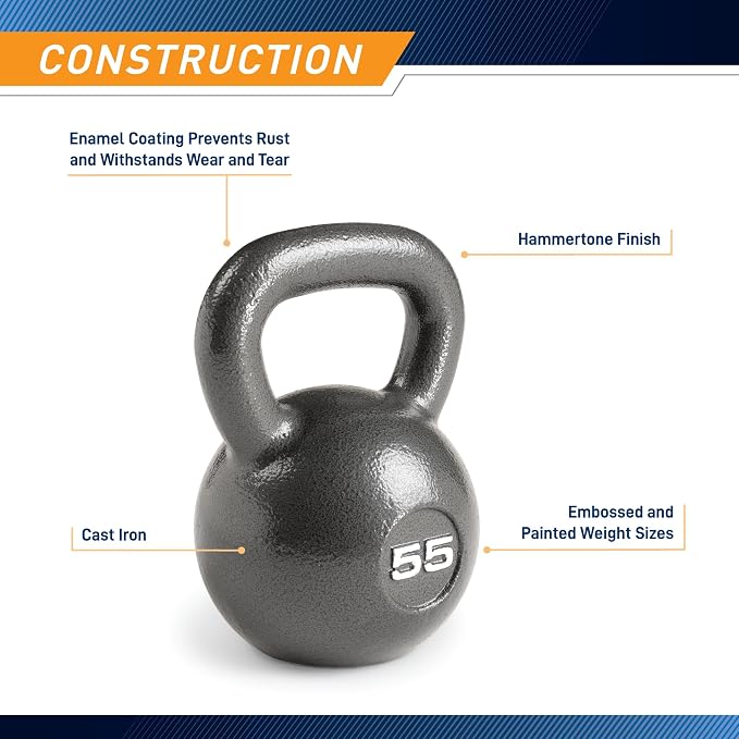 Marcy Hammertone Kettle Bells - 10 to 55 lbs. HKB Workout Weights
