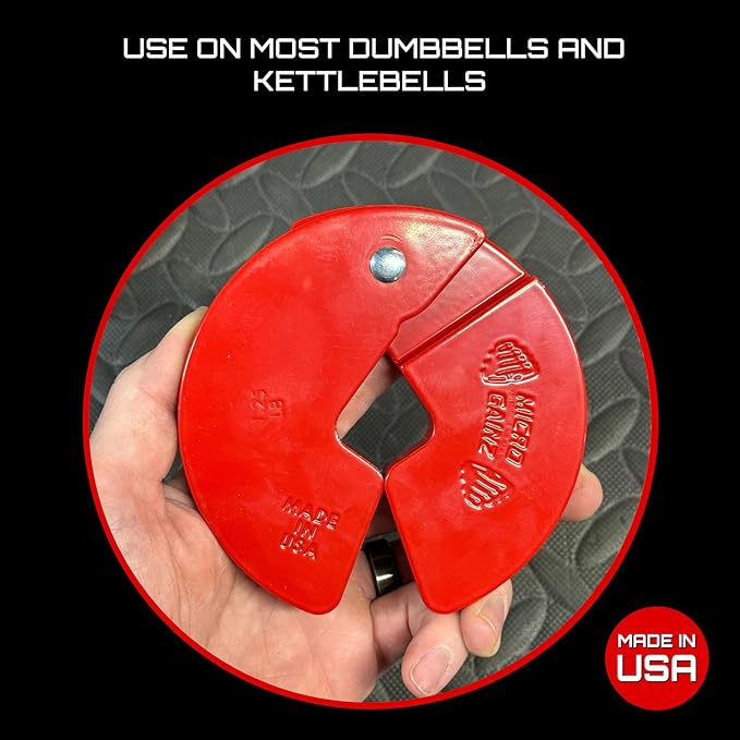 Micro Gainz 1.25LB Dumbbell Fractional Weight Plates, 2-Piece