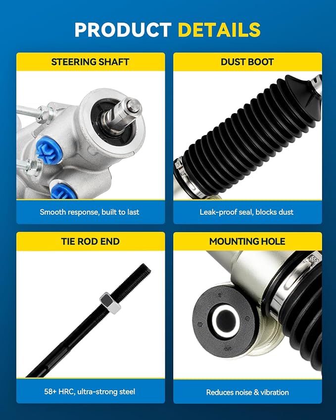 PHILTOP Power Steering Rack and Pinion for 1998-2002 Camaro/Firebird | No.22185, 26086616, 26060047, 26062311, 26077996