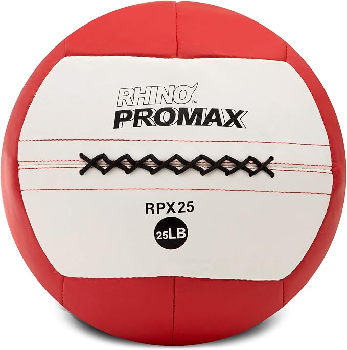 Champion Sports Rhino Promax Wall Balls - Soft Shell Non-Slip Grip for Weightlifting, Plyometrics, Cross Training, & Home Gym