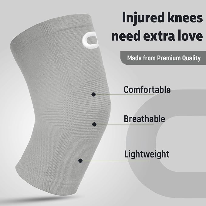 Knee Brace for Women & Men (Pair) – Knee Sleeves for Running, Workout, Weightlifting & Sports – Compression Knee Support for Knee Pain Relief, Meniscus Tear & Arthritis