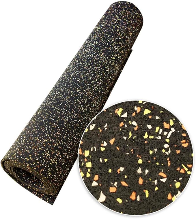 Rubber-Cal Elephant Bark Rubber Flooring - 3/16" Thick