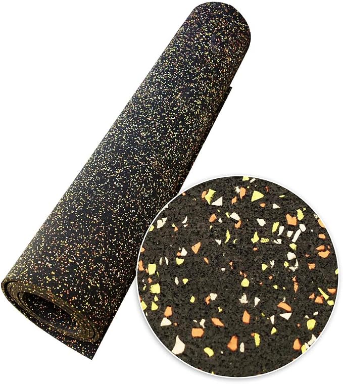Rubber-Cal Elephant Bark Rubber Flooring - 3/16" Thick