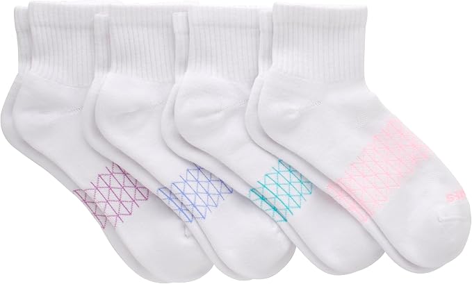 Hanes Women's Socks, 4-pack, Absolute Active Cushioned Moisture-wicking Best Women's Socks, Crew, Ankle and No Show