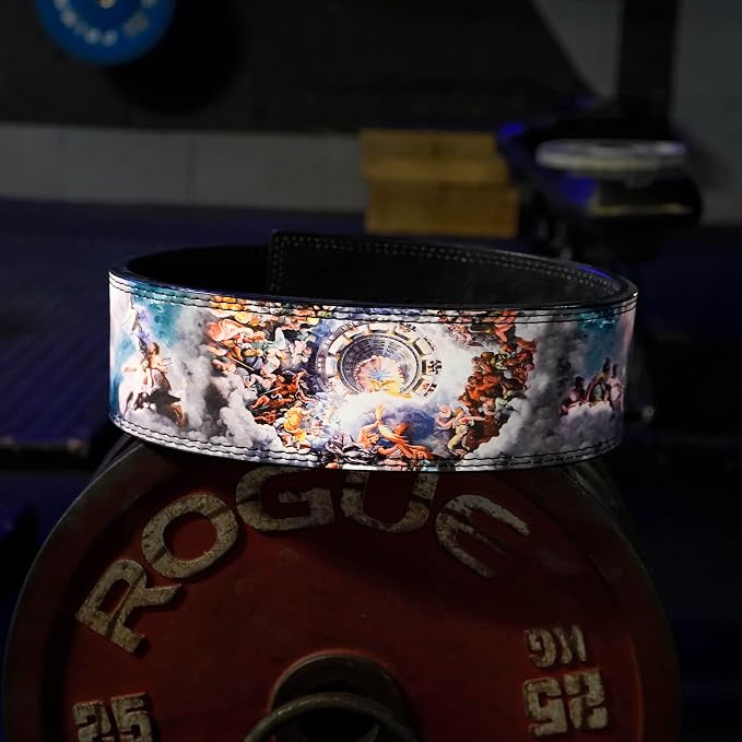 Katamu Core Collection USPA & IPL Approved Lever Belt — Premium 10mm | Leather Powerlifting Belt for Men and Women, Steel Lever Buckle, 4 Inch Wide Back Support for Deadlifts and Squats
