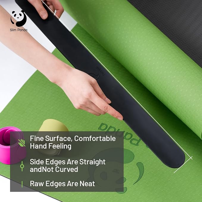Yoga Mat Strap Slap Band, One Snap Keeps Mats Tightly Rolled, Heavy-Duty Clasp Fits Most Size Mats(24" L X 2" W)