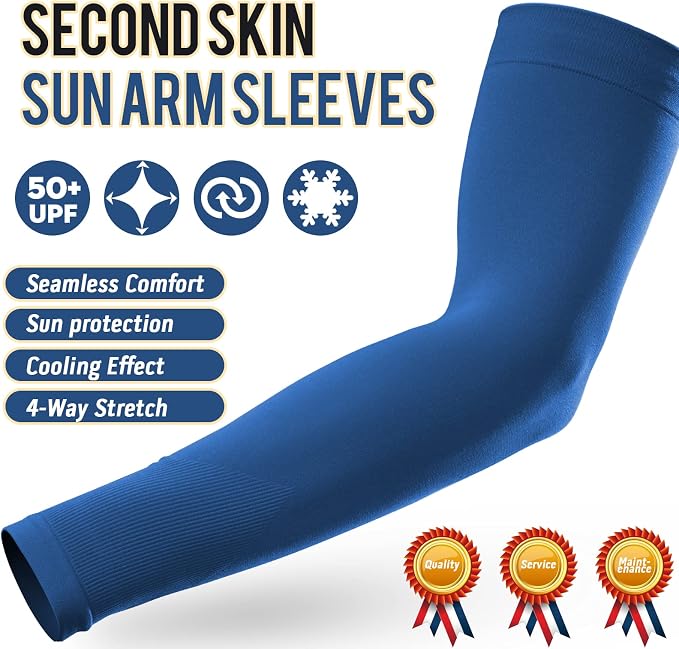 GOUNOD Arm Sleeves for Men Women,Compression Sleeves to Cover Arms for Men Working,Sun Sleeves for Men UV Protection