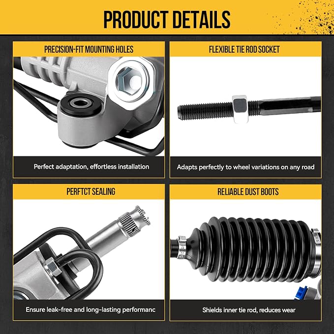 KAC Hydraulic Power Steering Rack and Pinion for Subaru 2005-2009 Outback, 2008-2009 Impreza 2.5L 2.5T, 2005-2006 Legacy All Models, 2009 Legacy 3.0L, 2007-2009 Legacy 2.5L 2.5T Replace# 262310