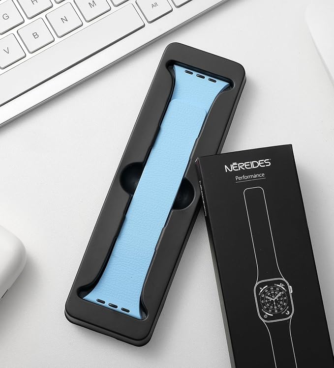 Magnetic Silicone Band Compatible with Apple Watch Band 42mm 41mm 40mm 38mm Series 11 10 9 8 7 6 5 4 3 & SE 3/2/1 Strong Magnetic Clasp, Waterproof & Adjustable