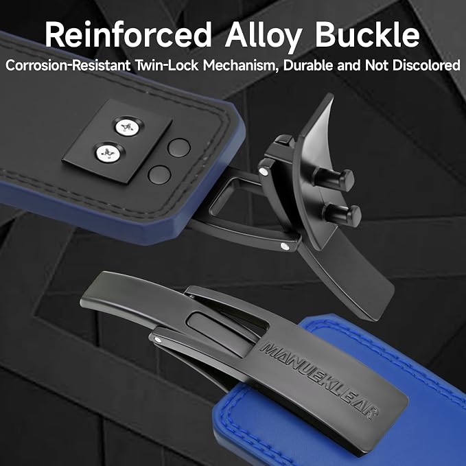 MANUEKLEAR 10mm Thick & 4inch Wide Weight Lifting Belt Lever, Lever Belt Weightlifting for Men and Women, Powerlifting Lever Gym Belt for Squat Deadlift Workout