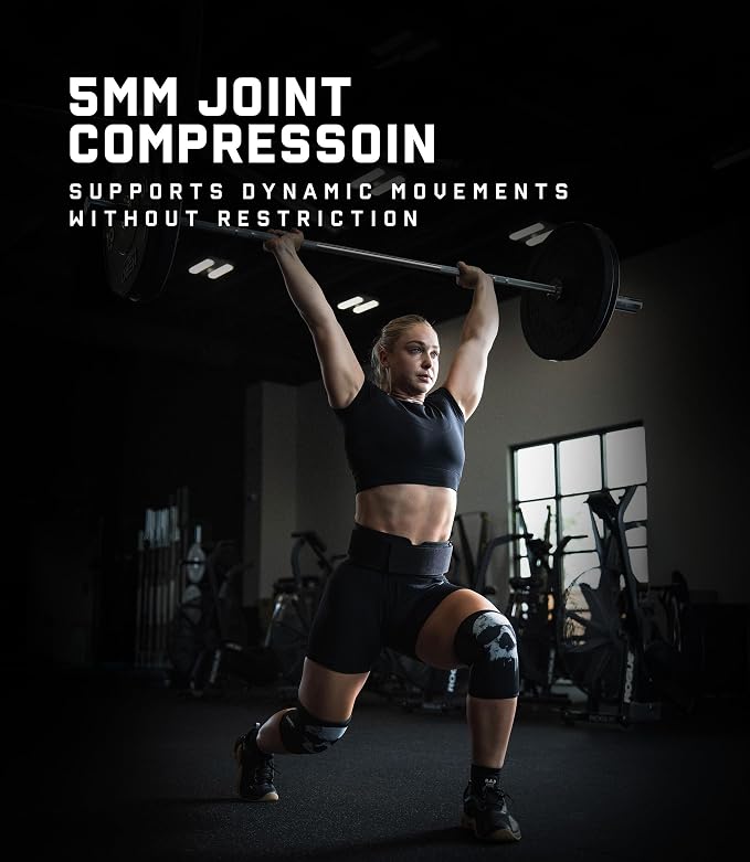 Gymreapers 5MM Knee Sleeves for Weightlifting, Squats, Powerlifting, and Functional Training – Compression Knee Support for Men & Women – Joint Protection & Recovery – Pair