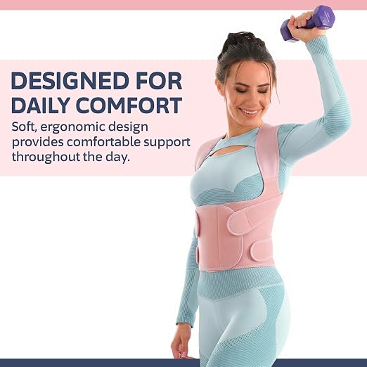 Selbite Posture Corrector for Women and Men, Back Brace for Upper and Lower Back Pain Relief, Full Back Support with Adjustable Straps, Breathable and Comfortable