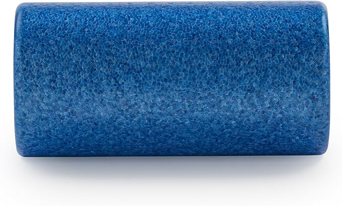 Sunny Health & Fitness 12" Blue High-Density Yoga Foam Roller | Muscle Relief, Physical Therapy, Post-Workout Recovery, Improved Flexibility, Home, Gym, Rehab Use, Full-Body Use