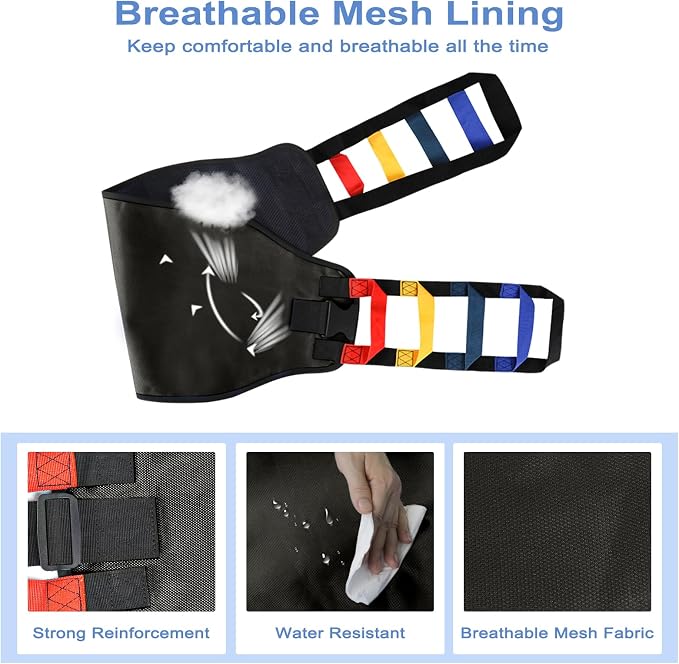 Transfer Sling, Transfer Belt for Elderly, Gait Belts for Seniors | Heavy Duty Patient Lift Belt,Mobility Standing&Lifting Aid for Disabled,Elderly,Injured-Safely Move from Bed and Wheelchair