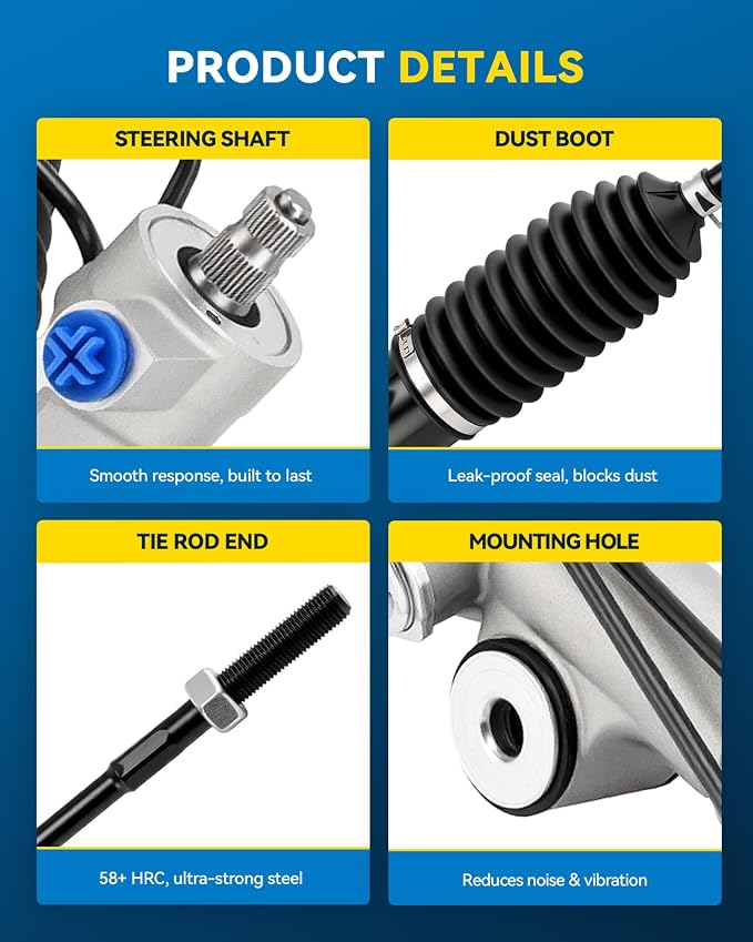 PHILTOP Power Steering Rack and Pinion Assembly for 2005-2007 Murano AWD | Replace No.263040, 49001CC200, 49001CC20B, 49001CB800, 48521CB025