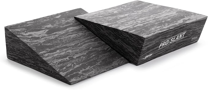 OPTP PRO-Slant – Professional Foam Incline Squat Wedge Pair and Slant Board for Squats- Workout Squat Wedges for Rehabilitation and Stretching of the Calf, Ankle and Foot | Workout squat wedges for rehabilitation and stretching of the calf, ankle and f...