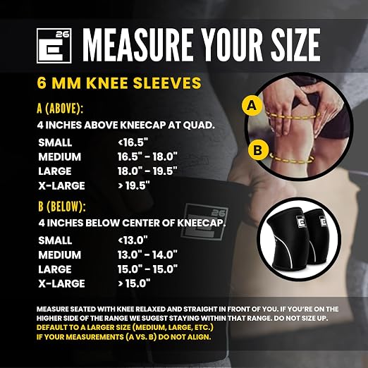 Element 26 Knee Sleeves for Weight Lifting with Gym Bag (S, OD Green) | 6mm Neoprene Support for Powerlifting, CrossFitting, Squats, Deadlifts, 7mm Compression, Non-Slip, Men & Women, Sold As Pair