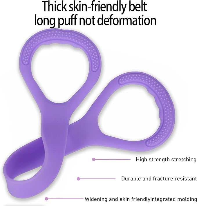 Figure 8 Fitness Resistance Bands, Elastic Bands with Handles for Working Out,Arm|Back|Shoulder Training Elastic Ropes,Exercise Equipment for Physical Therapy Stretching Yoga Pilates