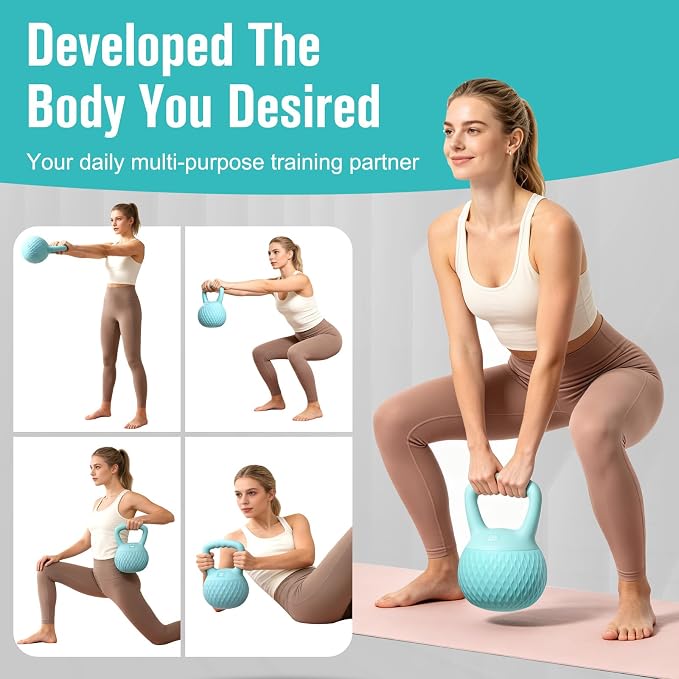 Soft Kettlebell, Safe Strength Training Kettlebells for Women