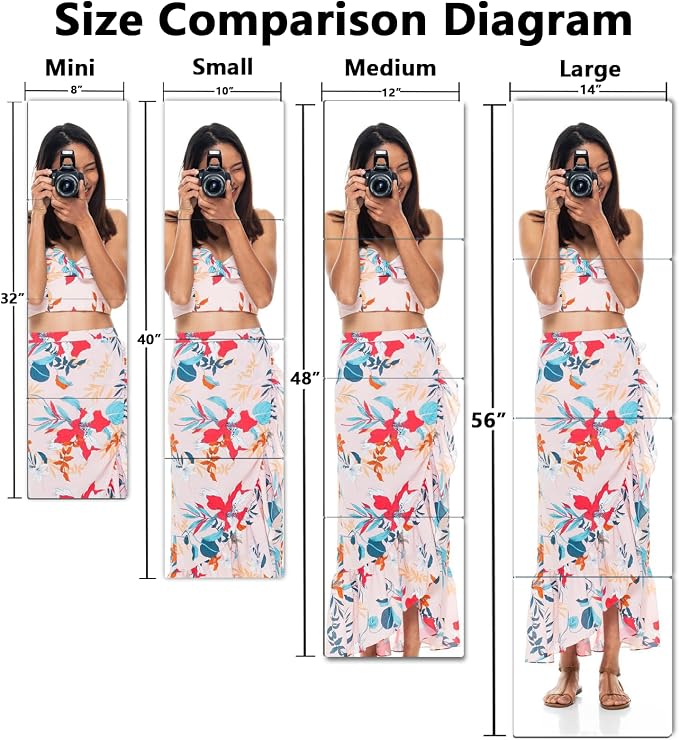 Unbreakable Full Length Wall Mirror,Mirrors for Bedroom,Over The Door Mirror,4 Pcs 11.8x11.8 inch,Shatterproof Plexiglass Acrylic,Long Closet,Workout for Home Gym Body Mirrors for Bedroom