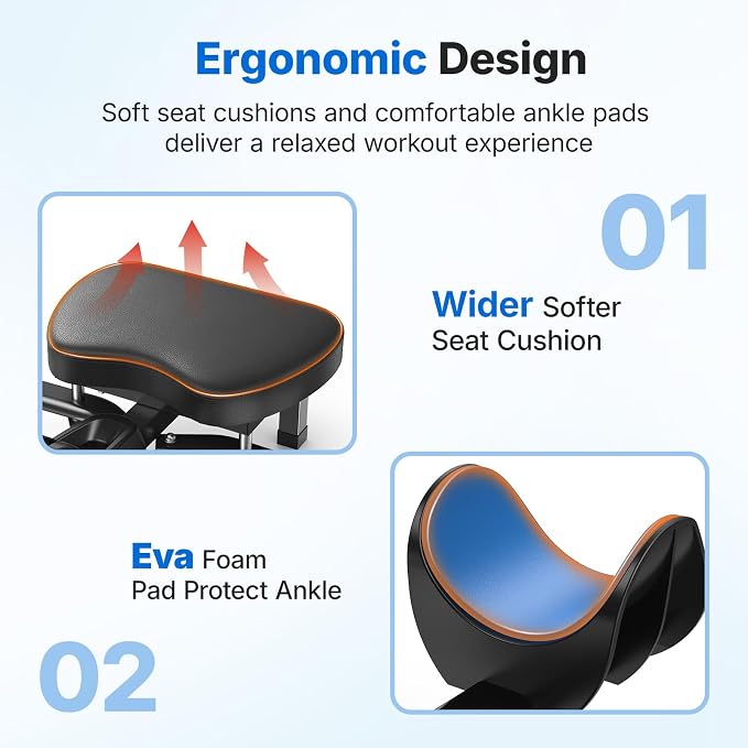 MERACH Split Machine, Leg Stretcher for Flexibility, 180° Stretching Equipment with 6-Level Length Adjustment & Comfortable Pad, Home Stretch Machine for Dance, Gymnastics, 300lbs Capacity