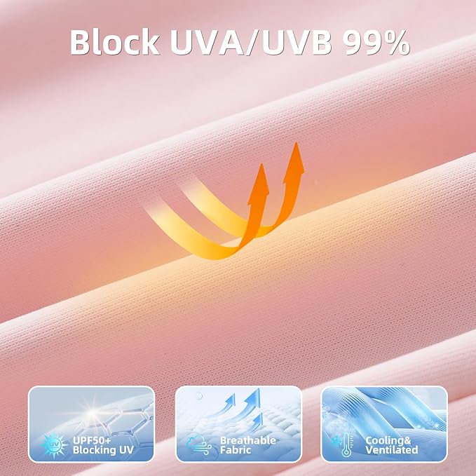 Women Driving Gloves, UV Protection Sun Gloves, Touchscreen Full Finger | UPF 50+ fabric blocks 99% UV rays, protecting hands during driving, cycling, fishing, hiking and outdoor activities