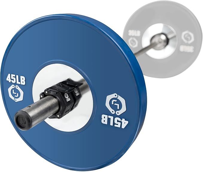 Lock-Jaw PRO 2 Barbell Collars Olympic Barbell Clamps 2 Pcs – Heavy Duty Bar Clamps for 2” & 50mm Olympic Bars – Secure Weight Bar Clamps for Strength Training & Home Gym Accessories – Quick Release