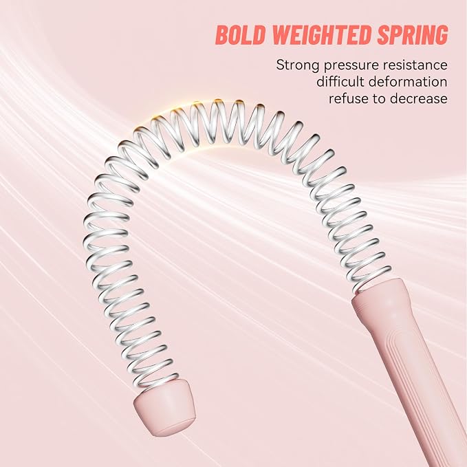 Ropeless Battle Ropes for Home Gym - Heavy Duty Cordless Workout Ropes for HIIT, Strength & Cardio Training, Portable Exercise Equipment for Men & Women, Low-Impact Fitness Rope (pink)