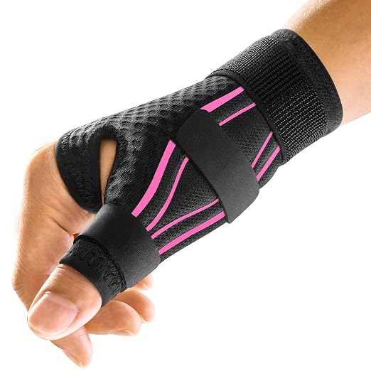 FREETOO Thumb and Wrist Brace Right Left Hand for Arthritis and Support | Thumb Spica Splint,Thumb Stabilizer;De Quervain Syndrome,Sprain,Tendinitis,Trigger thumb,CMC;Sleeping,Work,Type,Ergonomical