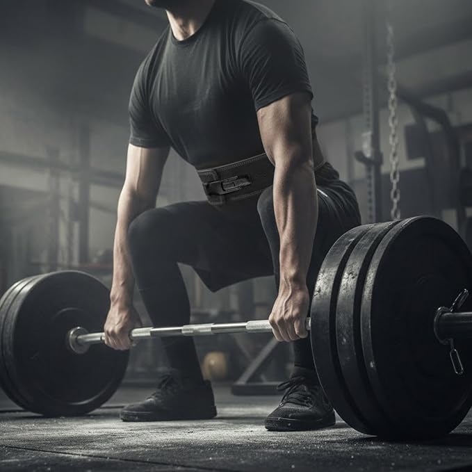 DEFY Weightlifting Lever Belt – 4” Wide Powerlifting Strongman Gym Belt for Men & Women – 10MM Lever Belt for Lower Back Support, Workout, Deadlift & IPF Bodybuilding