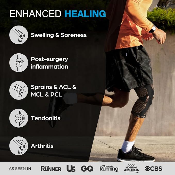 NEENCA Professional Knee Brace, Medical Knee Support for Women & Men Relief | Patented Patella Gel Pad & Side Stabilizers, Compression Sleeve for Knee Pain, Swelling, ACL, PCL, Arthritis, Sports, Workout