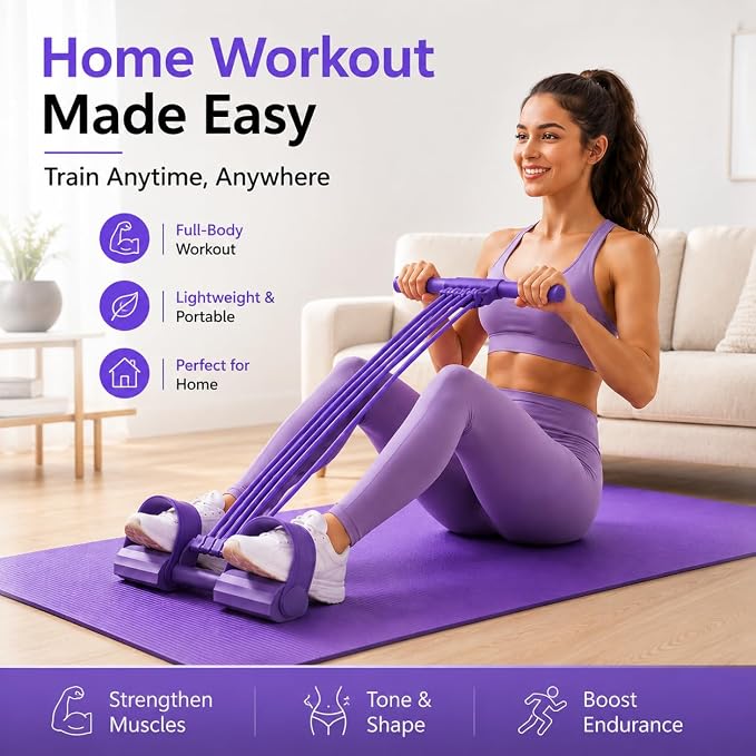 Pedal Resistance Band with Handles