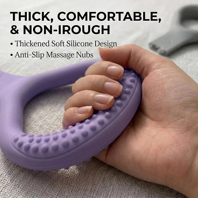 Figure 8 Resistance Bands with Handles, Silicone Exercise Bands for Yoga Pilates Stretching, Portable Home Workout Equipment for Arm Back Shoulder Training, Fitness Band for Women Men