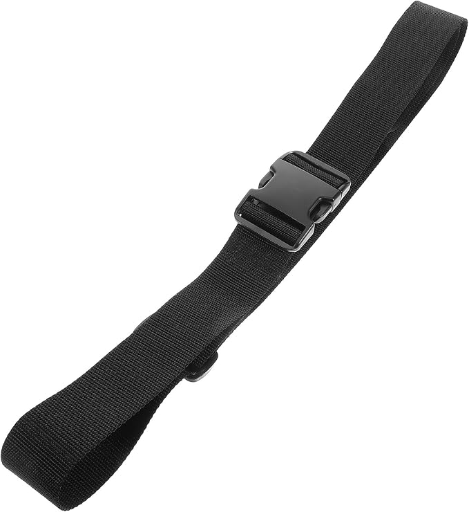 TEHAUX Sturdy Adjustable Fixing Band Wheelchair Accessory Black Waist Belt for Elderly Patients Mobility Scooter and Safety Strap