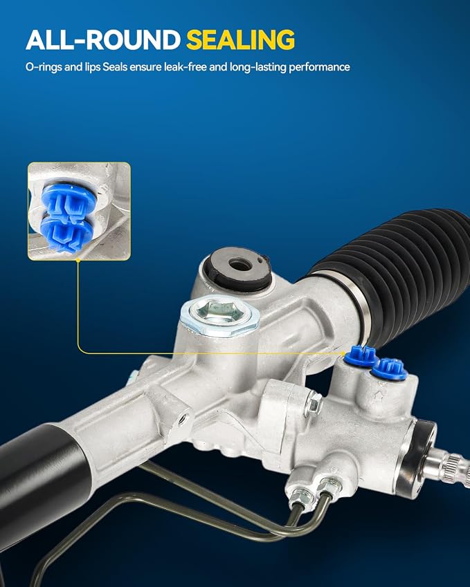 PHILTOP Power Steering Rack and Pinion Compatible with Toyota Sienna 2004 2005 2006 2007 2008 2009 2010 All Models, Hydraulic Rack and Pinion Replace 26-2619