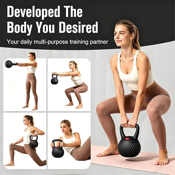 Soft Kettlebell, Safe Strength Training Kettlebells for Women