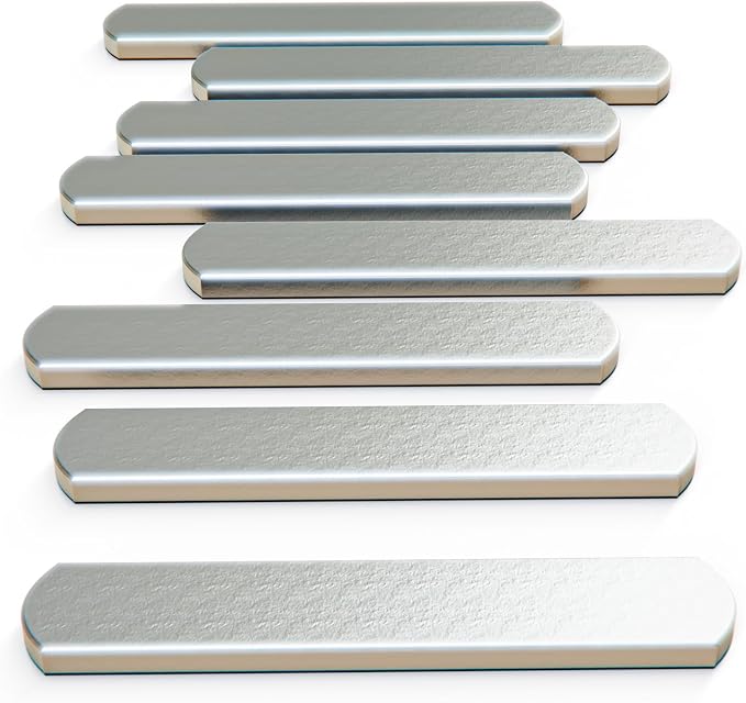 Mavee Fractional Weight Vest Plates, Rustproof Solid Steel Inserts for Rucking, Tactical Carrier & Strength Training