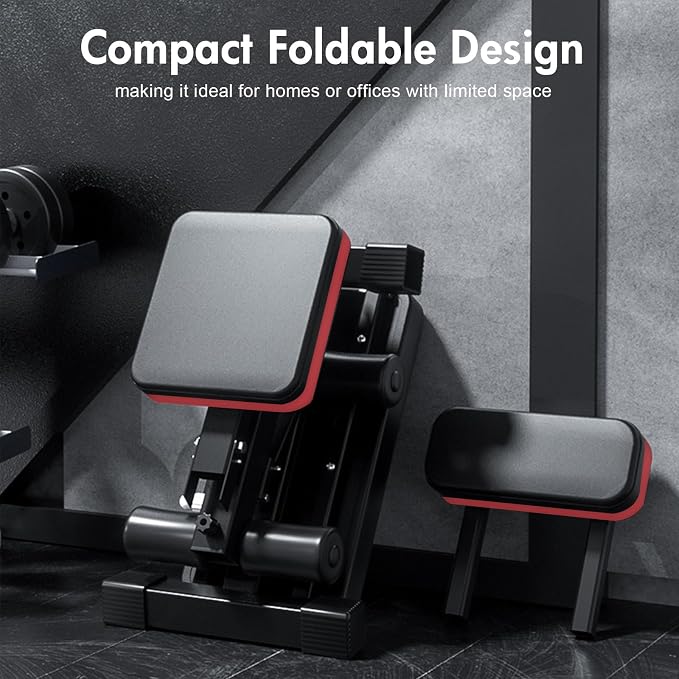 ALSO GO Adjustable Weight Bench, Workout Benches with Leg Extension, Foldable Incline Decline Bench Press, Roman Chair, Full Body Strength Training Equipment for Home Gym