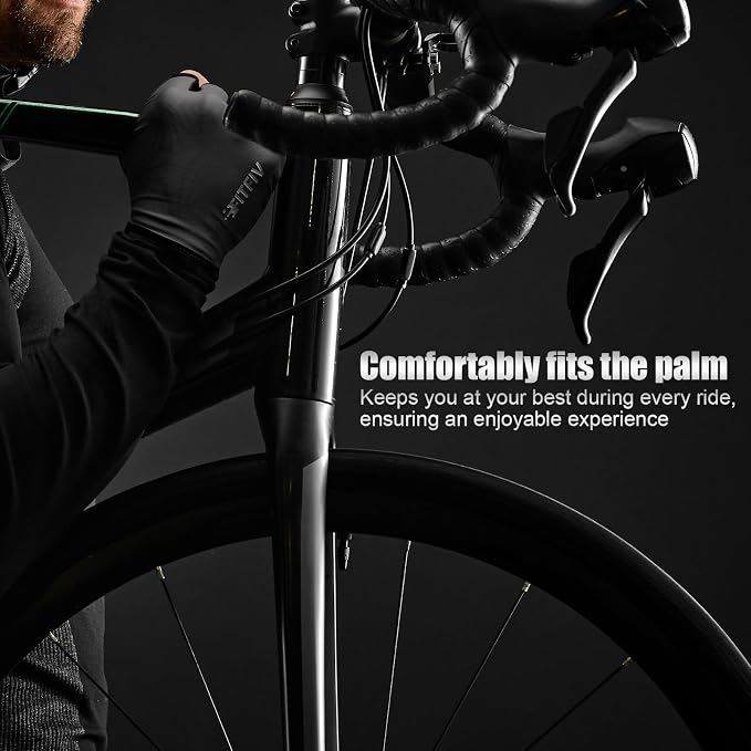 Cycling Gloves for Men Women, Half-Finger for Bike, Gym, Weight Lifting, Workout, Riding, Outdoor Sports