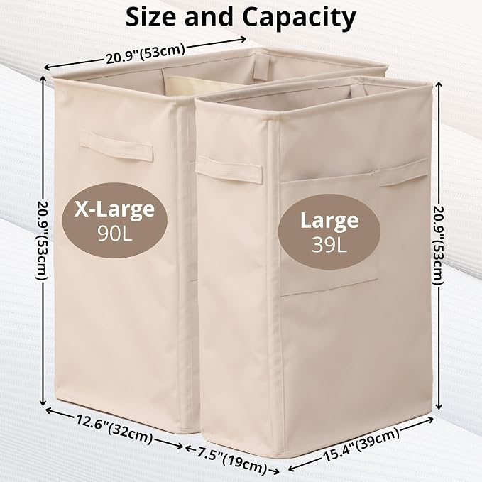 Home Gym Storage Rack, Workout Organizer, Exercise Equipment Storage for Yoga Mat Straps, Thick Yoga Mat (Oatmeal Beige, X-Large)