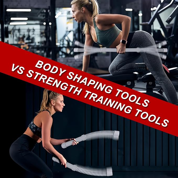 Ropeless Battle Ropes for Home Gym with Non-Slip Gloves, 2Pcs Portable Cordless Home Gym Equipment，Weighted Ropeless Battle Ropes for HIIT Workouts, Cardio, Muscle Training (Grey)