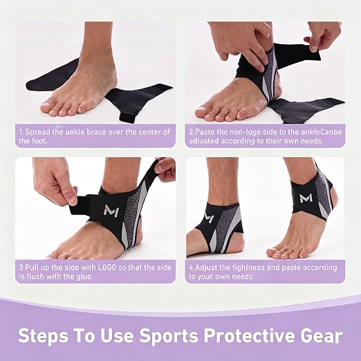 Ankle Brace 2 Pack, Adjustable Lace-Up Ankle Support with Stabilizing Straps, Breathable Compression Ankle Sleeve for Sports Basketball Running Daily Use Men Women(Green)