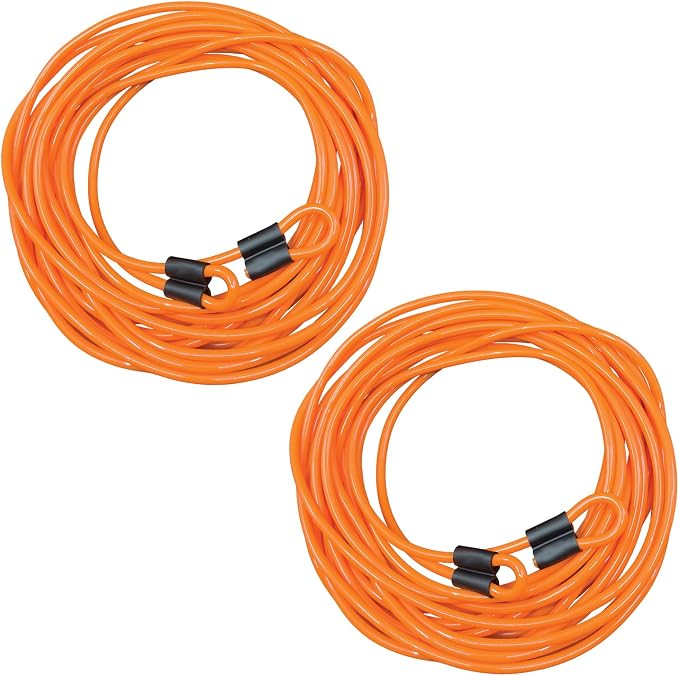 Champion Sports Double Dutch Speed Rope – Durable Vinyl Jump Rope for Fitness & Training, Multiple Lengths