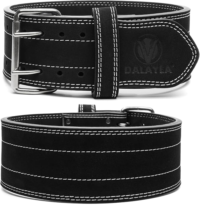 Men & Women Weight Lifting Belt, 100% Genuine Leather Weightlifting Belt, Comfortable Squat Belt, Deadlift Belt or Powerlifting Belt, Workout Belt for Strength Training