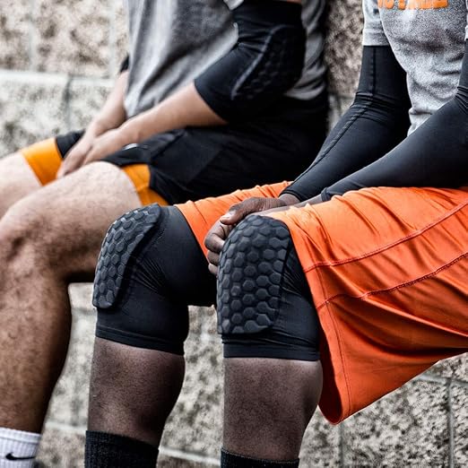 McDavid Moisture Wicking HEX Technology Knee Sleeves for Women/Men, Elbows & Shins Protection, Hex Pads